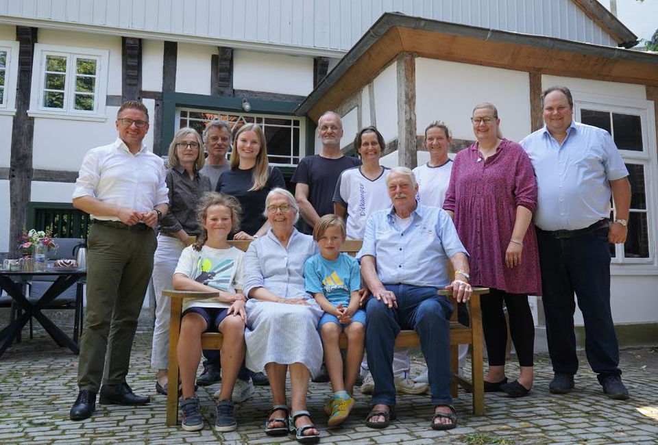 Die Nordfassade erstrahlt wieder in neuem Glanz